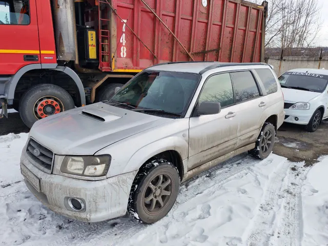 Автомобиль марки SUBARU модель Forester 2002 г.в. номер кузова SG5018626, VIN отсутствует, номер двигателя EJ20-B634208, цвет кузова светло-серый, мощность двигателя 137 (100.8), рабочий объем двигателя 1194.
