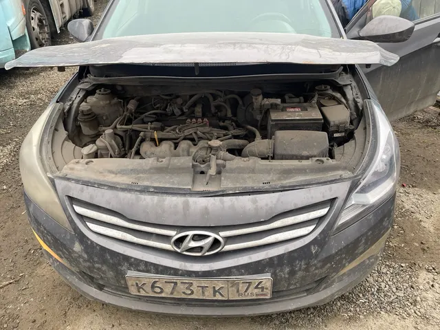 Автомобиль марки HYUNDAI модель Solaris 2014 г.в. VIN-номер Z94CT41DAFR343367