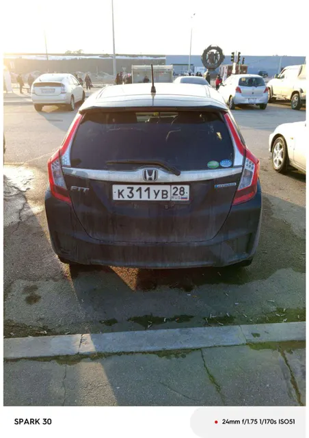 Легковой автомобиль марки: HONDA, модель: FIT HYBRID, год выпуска: 2014 г., кузов №: GP54001466