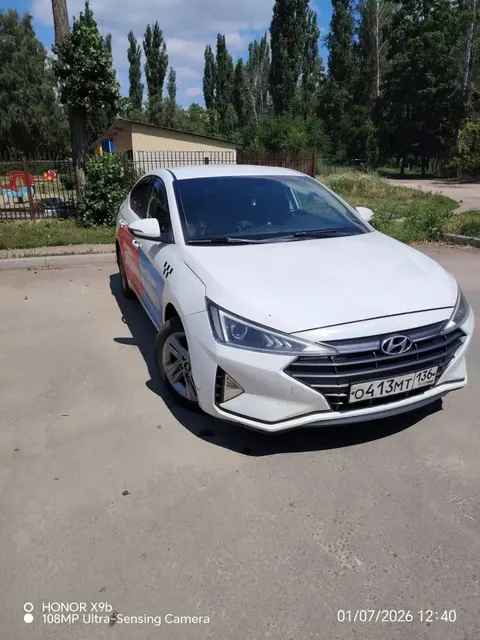 Легковой автомобиль марки: HYUNDAI, модели: Elantra, год выпуска: 2019 г., кузов №: XWEDC41CBLOU04442, идентификационный номер (VIN): XWEDC41CBL0004442