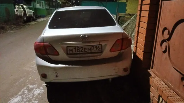 Автомобиль марки TOYOTA, модель COROLLA, 2008 г.в., VIN-номер JTNBV58E603526909