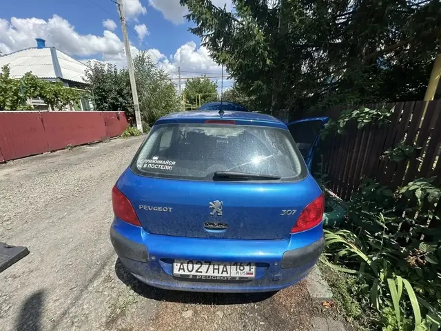 Легковой автомобиль марки: PEUGEOT модель: 307,