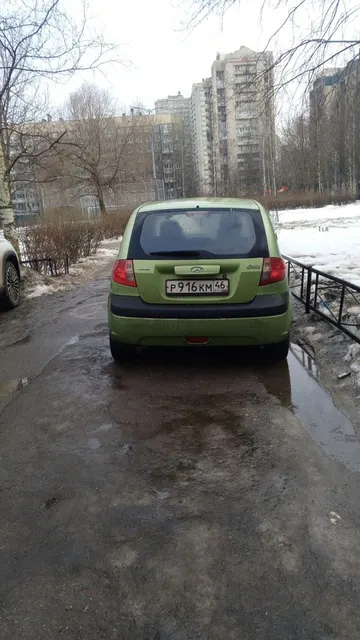 Легковой автомобиль марки: HYUNDAI, модель: GETZ GLS 1.4 MT, год выпуска: 2008г., идентификационный номер (VIN): KMHBU51DP8U829653