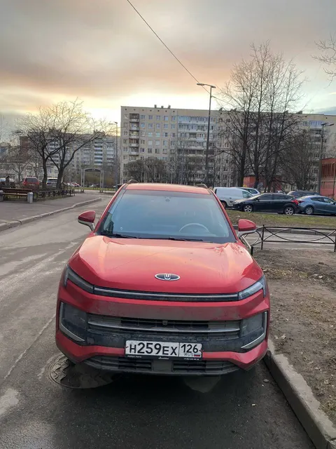 Автомобиль марки МОСКВИЧ модель МОСКВИЧ 3 2023 г.в. VIN-номер X7LJA13BAM1000910 , Цвет - красный