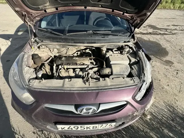 Автомобиль марки HYUNDAI, модель Solaris 2012 г.в., VIN-номер Z94CU41CBCR150647