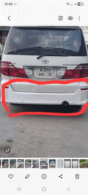Легковой автомобиль марки: TOYOTA, модель: Alphard, год выпуска: 2006 г.