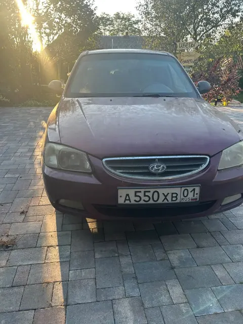 Автомобиль марки HYUNDAI модель Accent 2008 г.в. VIN-номер X7MCF41GP9M209088