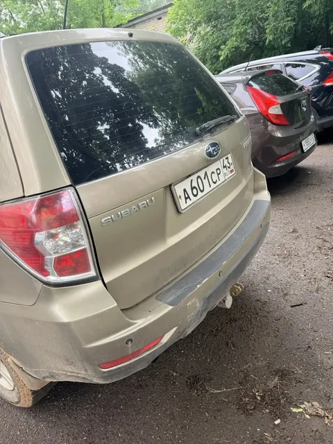 Автомобиль марки SUBARU FORESTER, г.в. 2008, (VIN): JF1SH5LS59G025584, цвет кузова (кабины): золотистый
