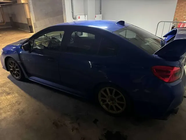 Легковой автомобиль марки: SUBARU, модель: WRX STI, год выпуска: 2014 г., идентификационный номер (VIN): JF1VAFLH3FG003385