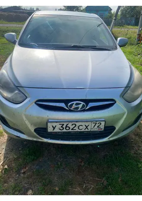 Автомобиль марки HYUNDAI модель Solaris 2012 г.в. VIN-номер Z94CT51CACR063771