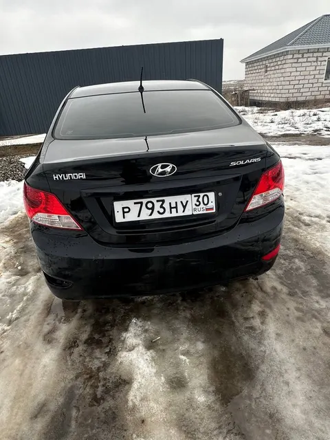 Автомобиль марки HYUNDAI модель Solaris 2014 г.в. VIN-номер Z94CT41DBDR293018