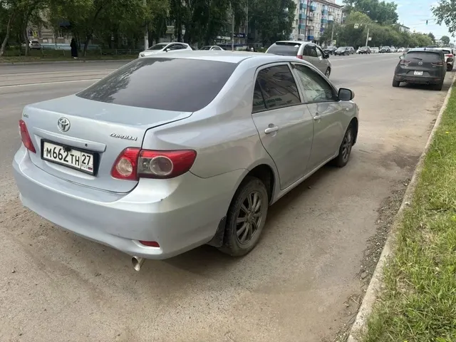 Легковой автомобиль марки TOYOTA, модель: Corolla, год выпуска: 2008 г., идентификационный номер (VIN): JTNBV58E60J052066