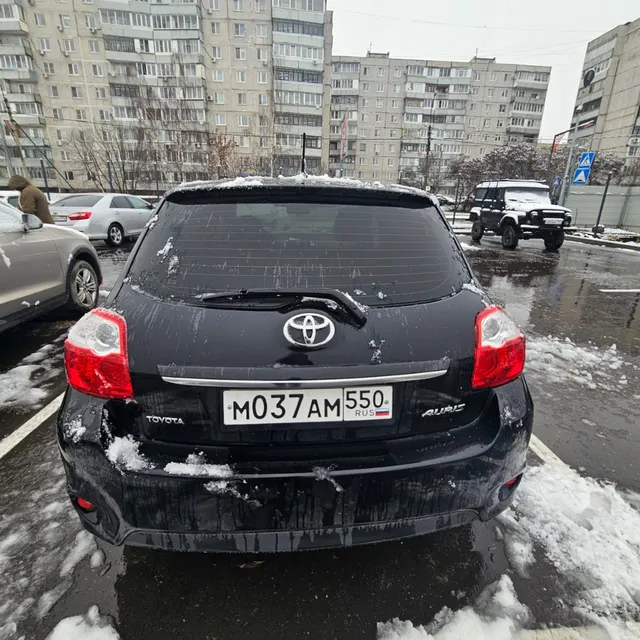 Легковой автомобиль TOYOTA Auris, 2010 г. в., кузов №: NMTKE58E80R065360, (VIN): NMTKE58E80R065360, цвет: черный, гос. знак М037АМ550