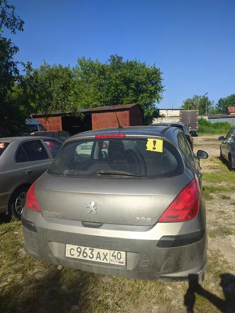 Peugeot 308 2011 г. в., г. р. з.: С 963 АХ 40, VIN: Z8T4C5FS9AM017460