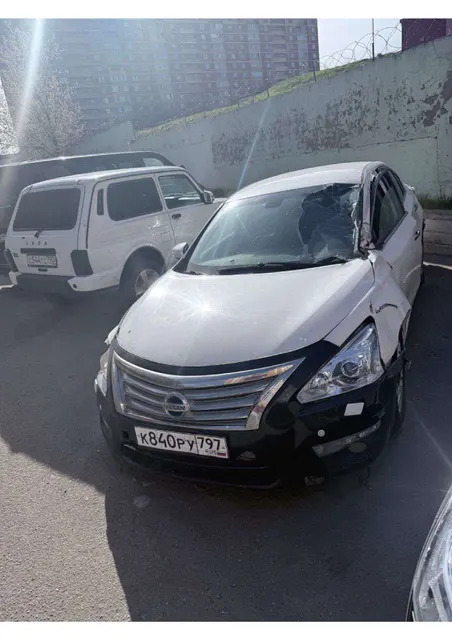 Автомобиль марки NISSAN модель Teana 2015 г.в. VIN-номер Z8NBCAL33ES010564