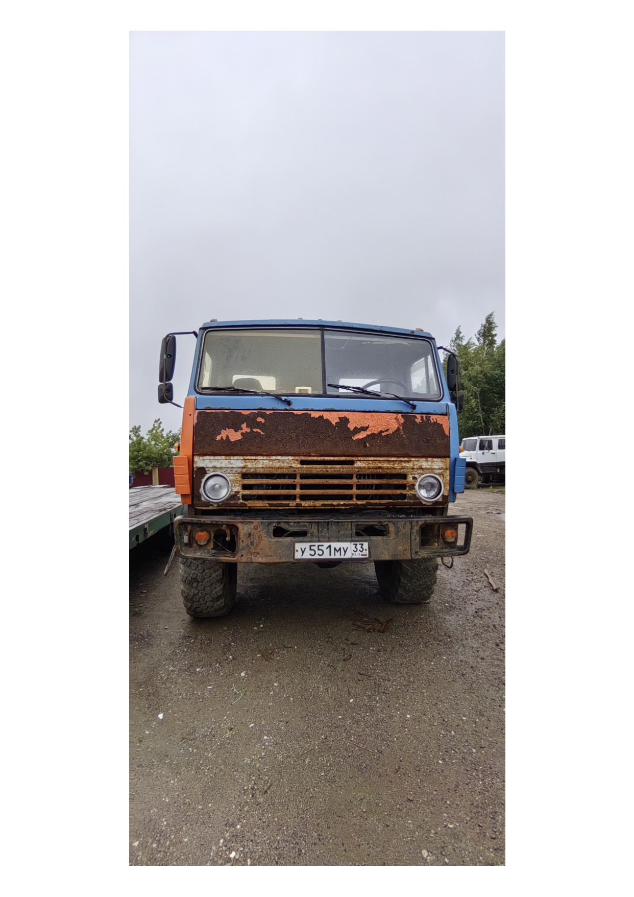 АМТС КАМАЗ-43101, 1992 г.в., г/н У551МУ33, VINХТС431010N0040609, цвет синий, без кузова