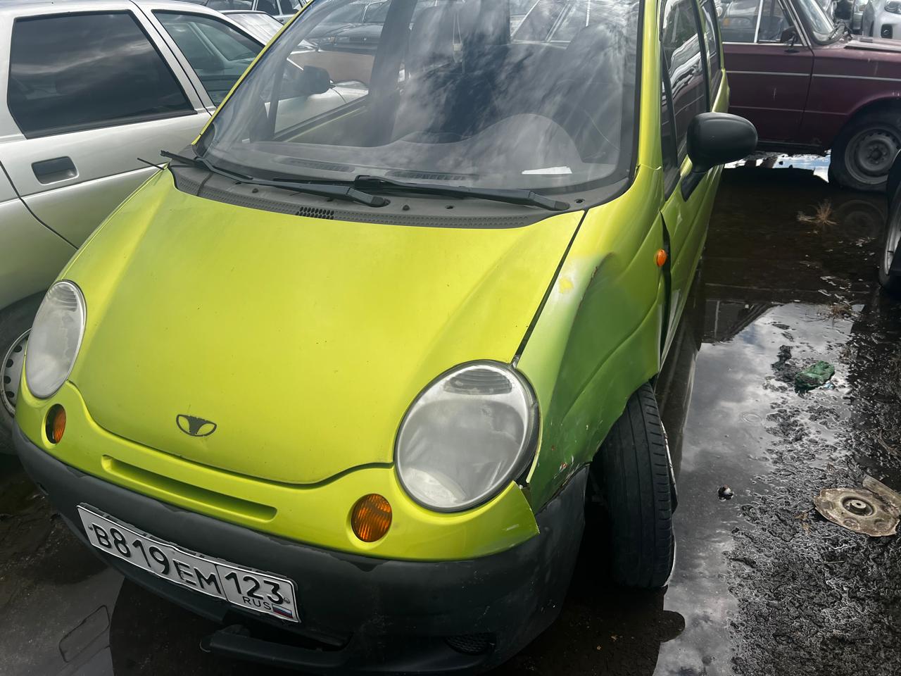 Автомобиль Део Матиз, г/н В819ЕМ123. Документы отсутствуют.