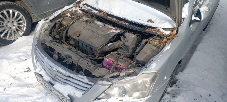 Автомобиль марки Toyota Premio, государственный регистрационный знак Р903ЕА27, по данным ответа ГИБДД номер кузова ZRT2653007628, номер двигателя А223629, объём двигателя (куб.см)-1797, цвет кузова серый, имеет жизненные повреждения по корпусу, на ходу, номера агрегатов совпадают, салон чистый.