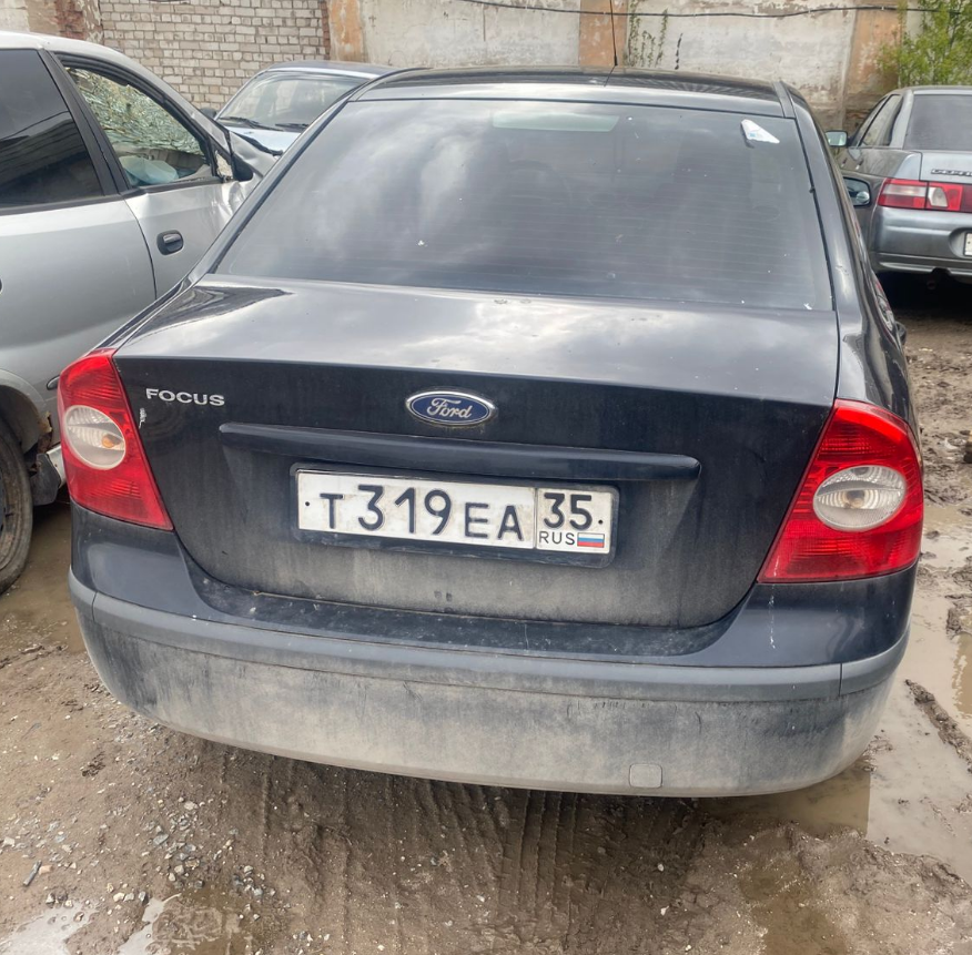 Автомобиль Форд Фокус, грз: Т319ЕА35, VIN X9F4XXEED46B31670, 2006 г.в., черного цвета.