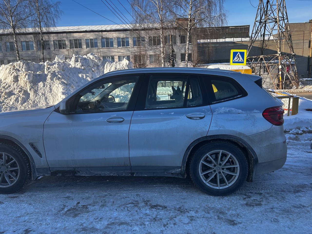 АМТС БМВ X3 XDRIVE 201, 2018 г.в., г/н H437PB21, VIN X4XKJ59400LE23111, серого цвета