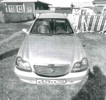 Автомобиль Джилли СК-1 (MR7151A), г/н К579УХ702, VIN X9121490170002492