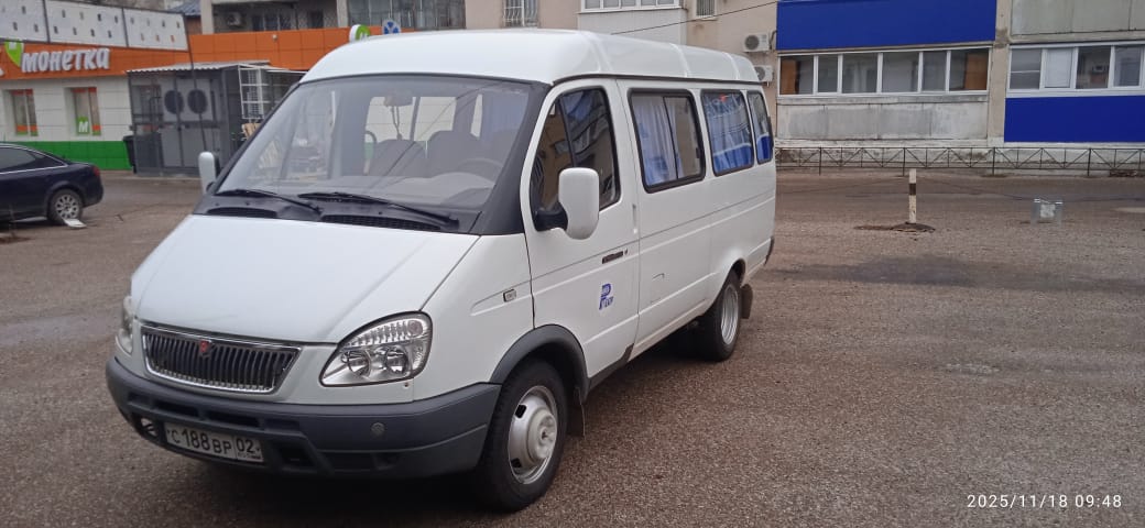 Автомобиль ГАЗ-32213, 2005 года выпуска, государственный регистрационный номер С188ВР 02