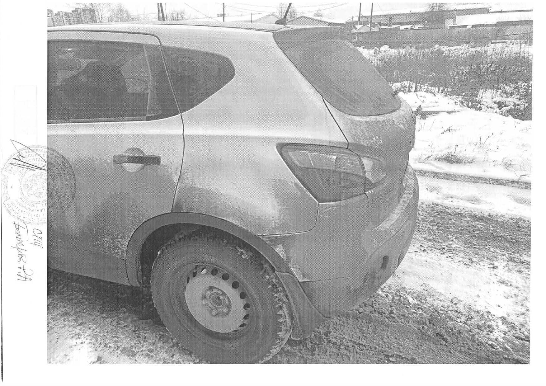 Транспортное средство легковой универсал НИССАН КАШКАЙ 2.0, 2011 г.в., г/н У972КА72, VIN: SJNFBAJ10U2222096, рег.№ 72-011243