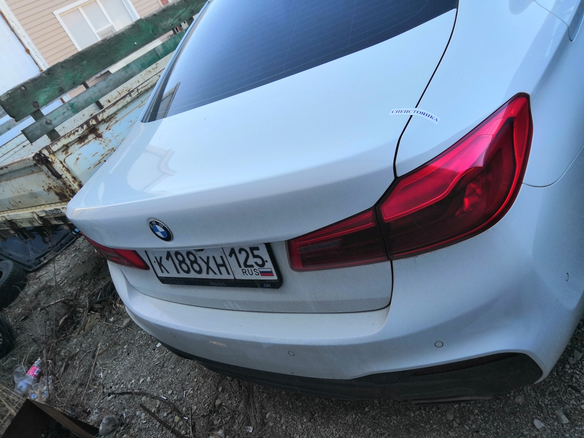 АМТС легковой седан БМВ 520I, г.в. 2019, г/н К188ХН125, VIN WBAJA11080ВМ53323, №кузова WBAJA11080ВМ53323, №двиг. F7863278, соб-к Заикина (Пехота) О.В.