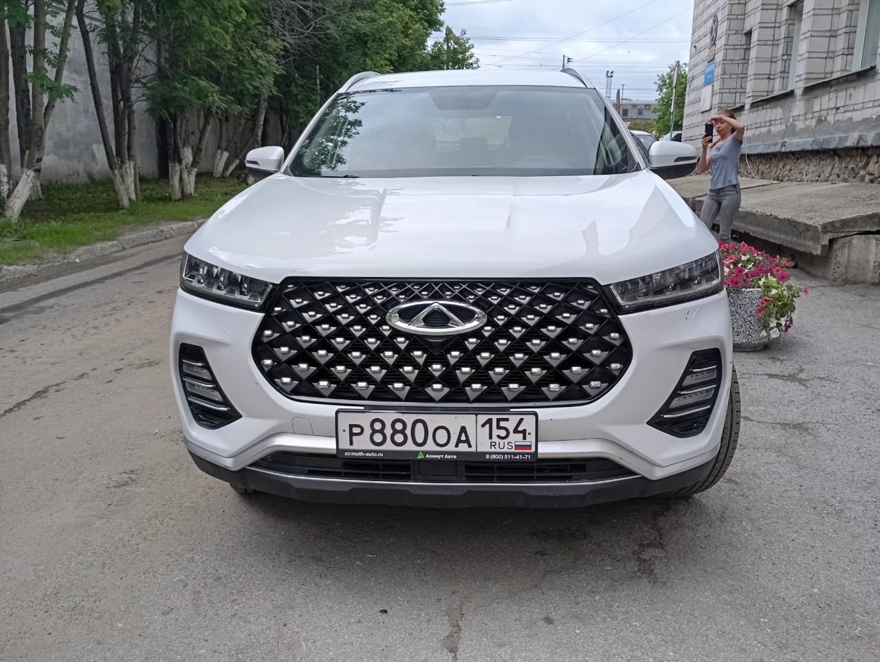 Легковой автомобиль CHERY TIGGO 7PRO, 2023 г.в., г/н: Р880ОА154, VIN: LVVDB21B2PD836439, цвет-белый (залог, повтор)