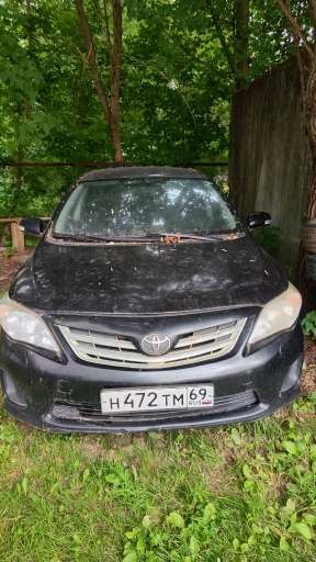 Легковой автомобиль (без двигателя) TOYOTA COROLLA, года выпуска 2010, государственный номер JTNBV58E90J105438, гос.номер H472ТМ69