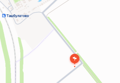 РФ, РБ, Абзелиловский район, СП Краснобашкирский сельсовет, а/д Станция Ташбулатово - Баимово - Озерный - а/д Белорецк - Учалы - Миасс на 0 км +705 м по направлению в сторону с. Баимово
