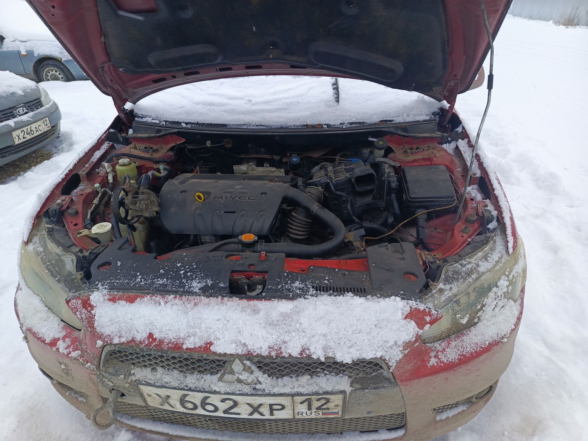Легковой автомобиль MITSUBISHI LANCER, 2008 г.в., г/н Х662ХР12, VIN JMBSTCY3A9U000947