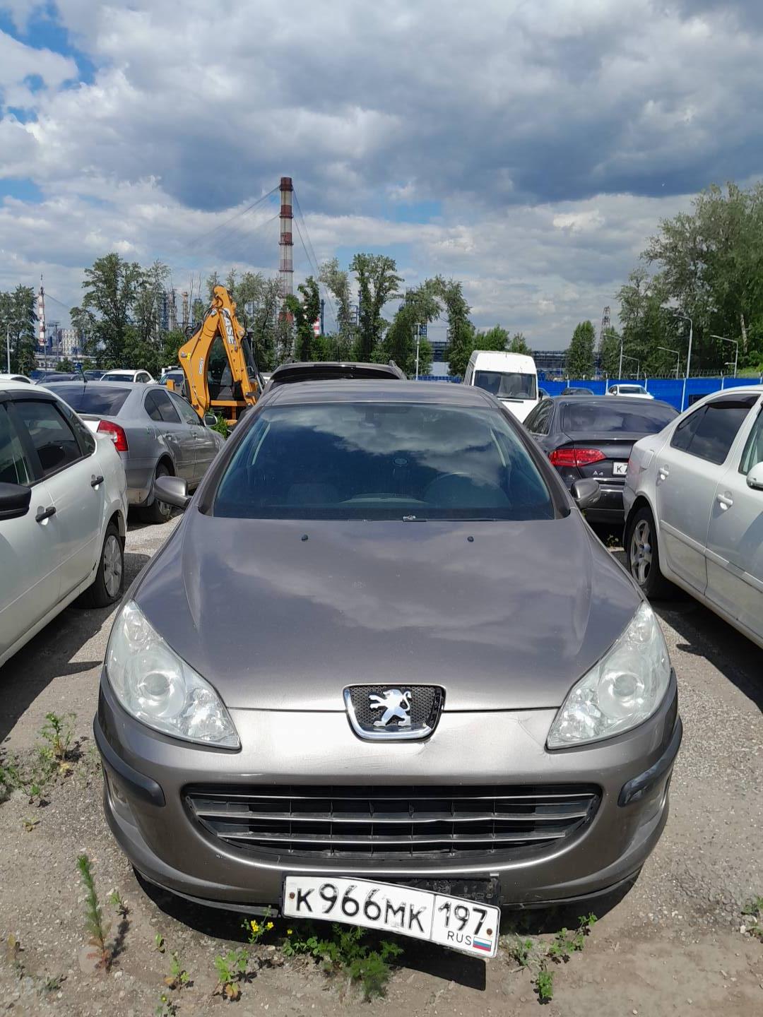 АМТС ПЕЖО 407, 2008гв, г/н К966МК197, цвет бежевый, VIN VF36DRFJF21747524