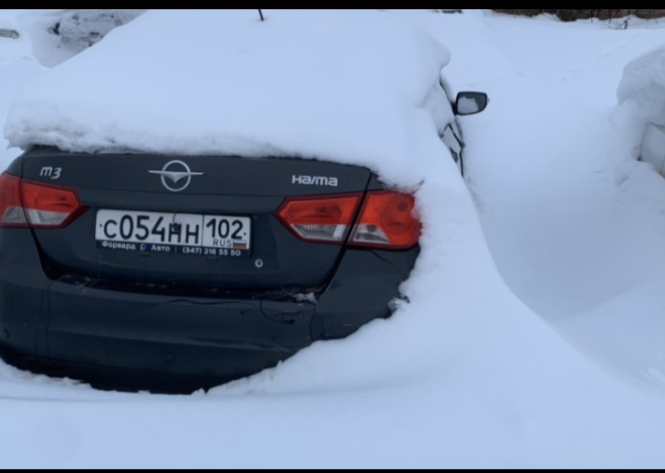 Автомобиль марки Haima M3 г/н С054НН102 VIN № LMVAFLEC8FA000051