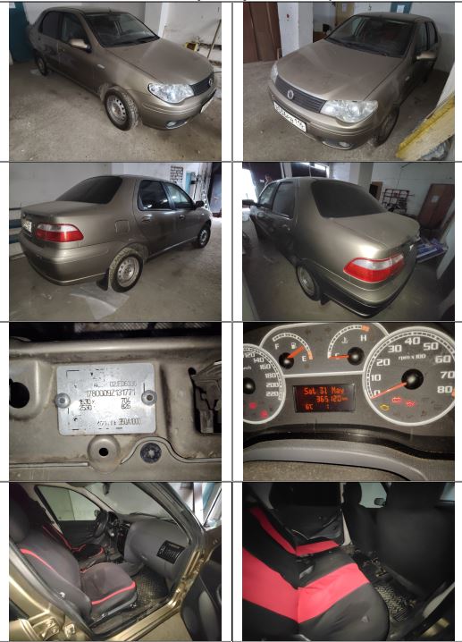 Fiat 178CYN1A Albea, год изготовления 2010, VIN XU31780009Z131771