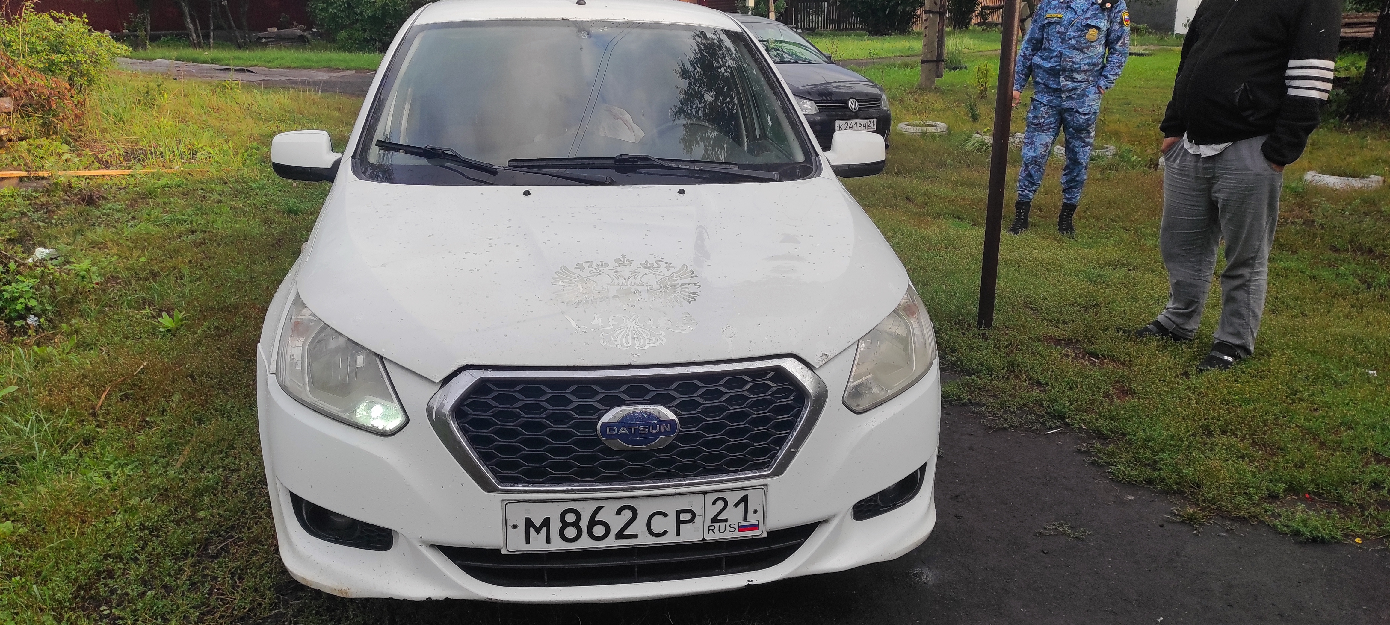 АМТС Датсун ОН-ДО, 2015 г.в., г/н М862СР21, VIN Z8NBAABD0F0028797, белого цвета