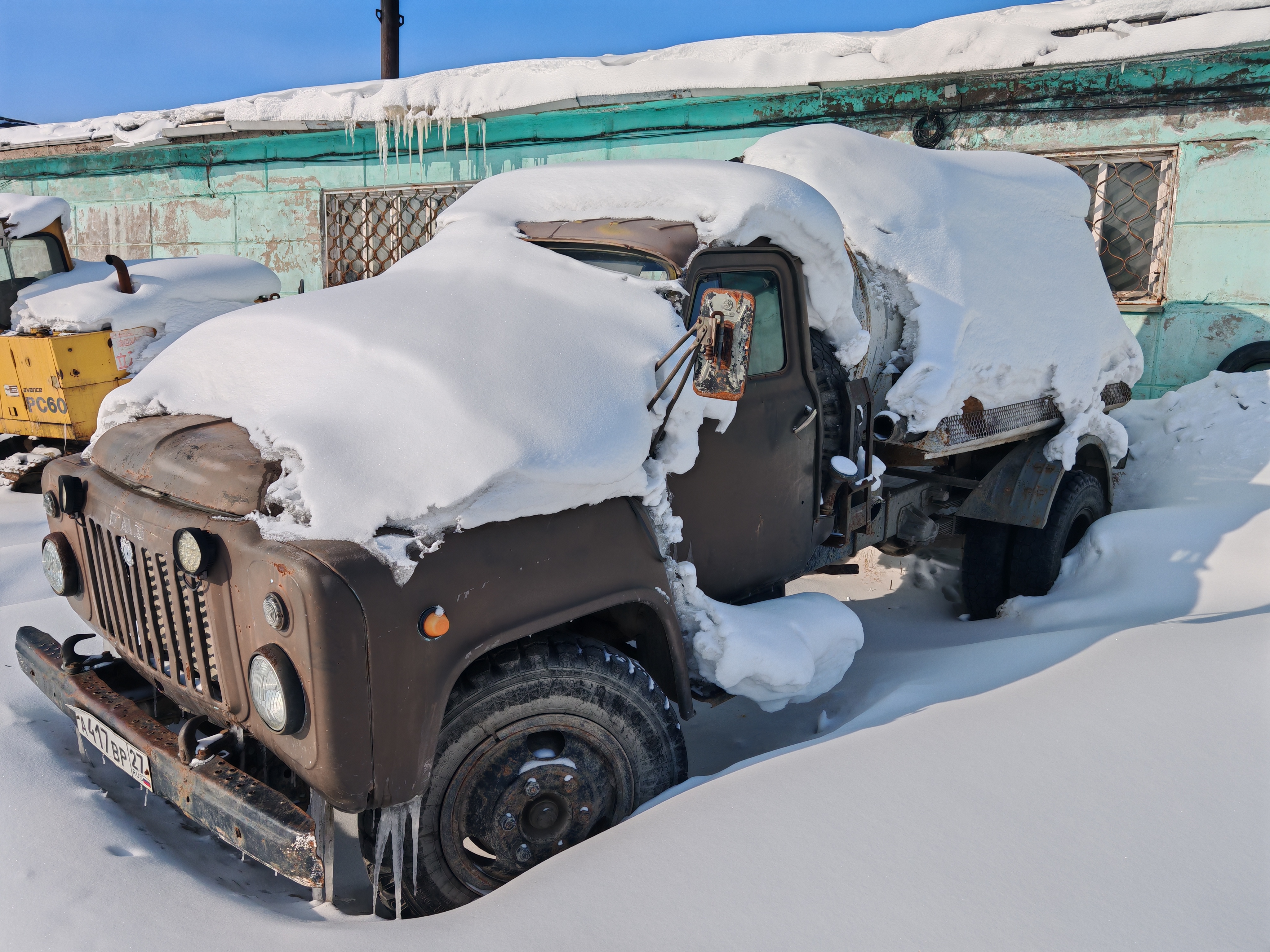 Автомобиль ГАЗ-53, автоцистерна, 1984 года выпуска.