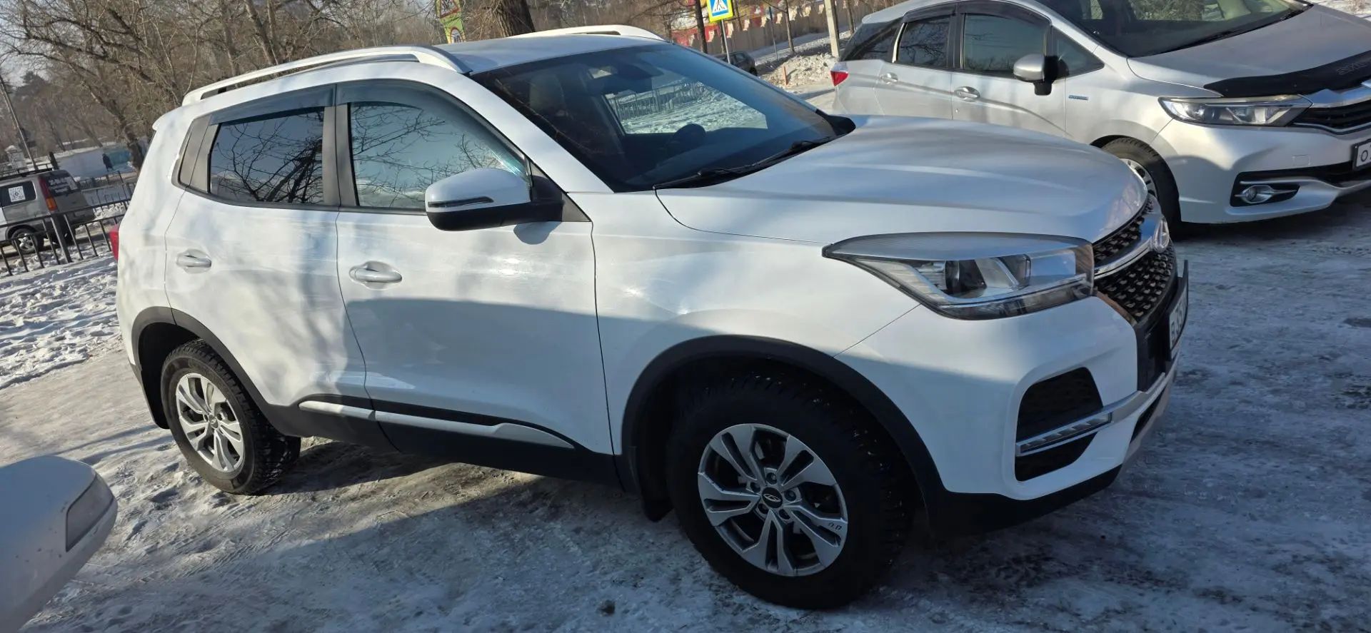 Транспортное средство Chery Tiggo 4, 2021 года выпуска, цвет - белый, идентификационный номер (VIN) LVVDB21B1MD210795, государственный регистрационный номер В351МС03.