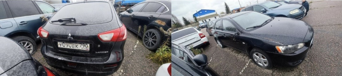 Автомобиль МИЦУБИСИ ЛАНСЕР 1.8, год выпуска не установлен, г/н У090ЕК790, чёрного цвета.