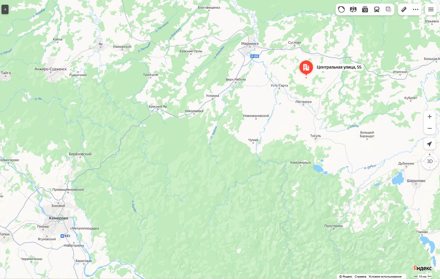 - нежилое помещение общей площадью 113,7 кв. м, кадастровый номер 42:07:0111006:160, расположенное по адресу: Кемеровская область – Кузбасс, Мариинский муниципальный округ, д. Знаменка, ул. Центральная, д. 55, помещение 3