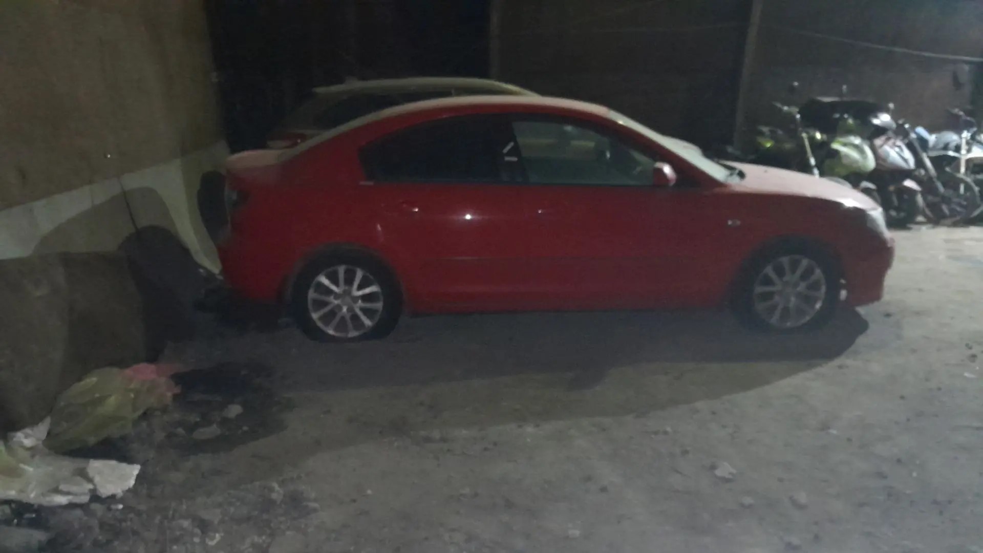 Транспортное средство Mazda 3, 2008 года выпуска, цвет - красный, VIN JMZBK12Z501777625, государственный номер О949ВН29