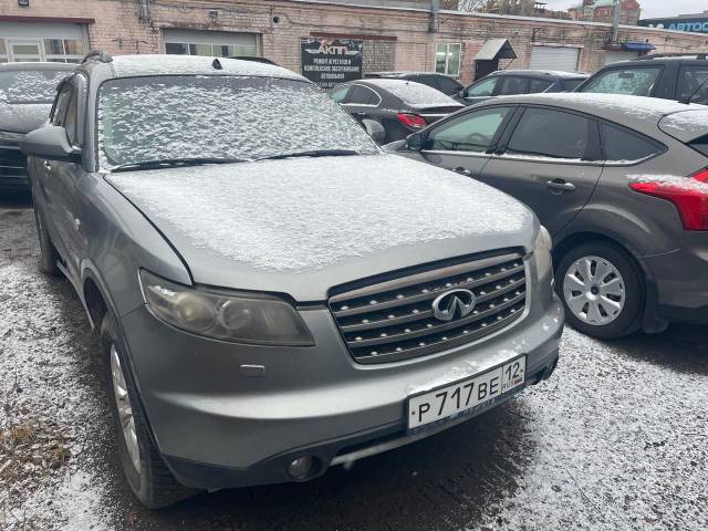 Легковой автомобиль универсал Инфинити FX35 PREMIUM, 2007 г/в, г/н Р717ВЕ12, VIN JN1TANS50U0001885, цвет серый, без мотора и коробки, не в рабочем состоянии, не на ходу