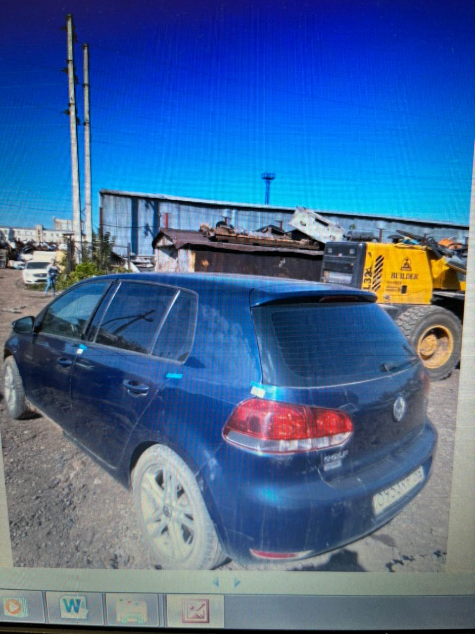 Автомобиль марки Volkswagen Golf, г/н О953КР102, vin WVWZZZ1KZ9W576851