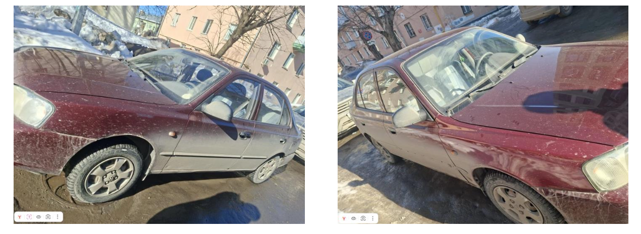 Легковой автомобиль Hyundai Accent, 2011 года выпуска, государственный номер О251РО18, идентификационный номер (VIN) X7MCF41GPBM241741, № двигателя BW312551, рабочий объём двигателя – 1495 куб. см, мощность двигателя 102 л.с., 75 кВт.