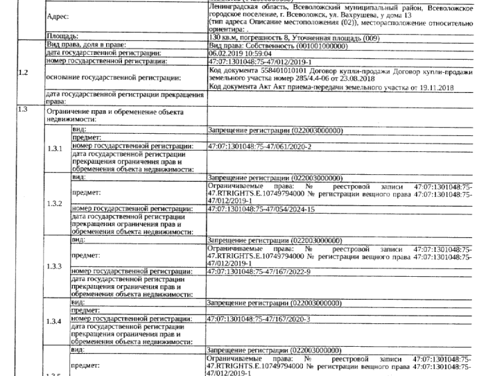 зем. участок общ.пл. 130 кв.м. кад № 47:07:1301048 и трансформаторная подстанция (Трансформатор силовой ТМГ, щит распределительный ЩО-7О, блок механического включения, ящик управления, камера КСО-386, камера КСО-298, шинный мост ШМР-1, шкаф управления электроотоплением, ящик с понижающим трансформатором, блок – рубильник, разрядник вентильный, печь электрическая, датчик температуры, изолятор проходной/опорный, лестница, блок управления, блок питания, блок автономного включения...