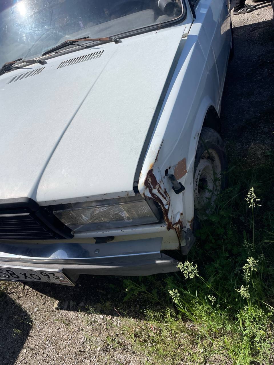 Автомобиль ВАЗ 21074, год выпуска не установлен, г/н У058ХО93, в кузове белого цвета, VIN: XTA21074011451262.