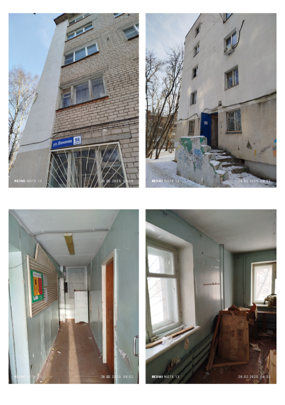 Нежилое помещение П12 г. Нижний Новгород, Советский район, ул. Ванеева, дом 98 корп. 2