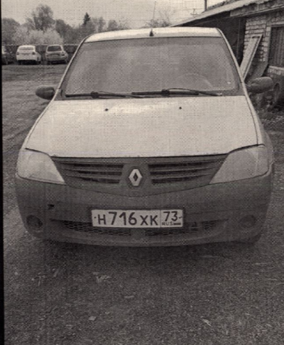 Рено Логан (SR), 2007 г.в., г/н Н716ХК73, VIN: X7LLSRAGH7H126922.