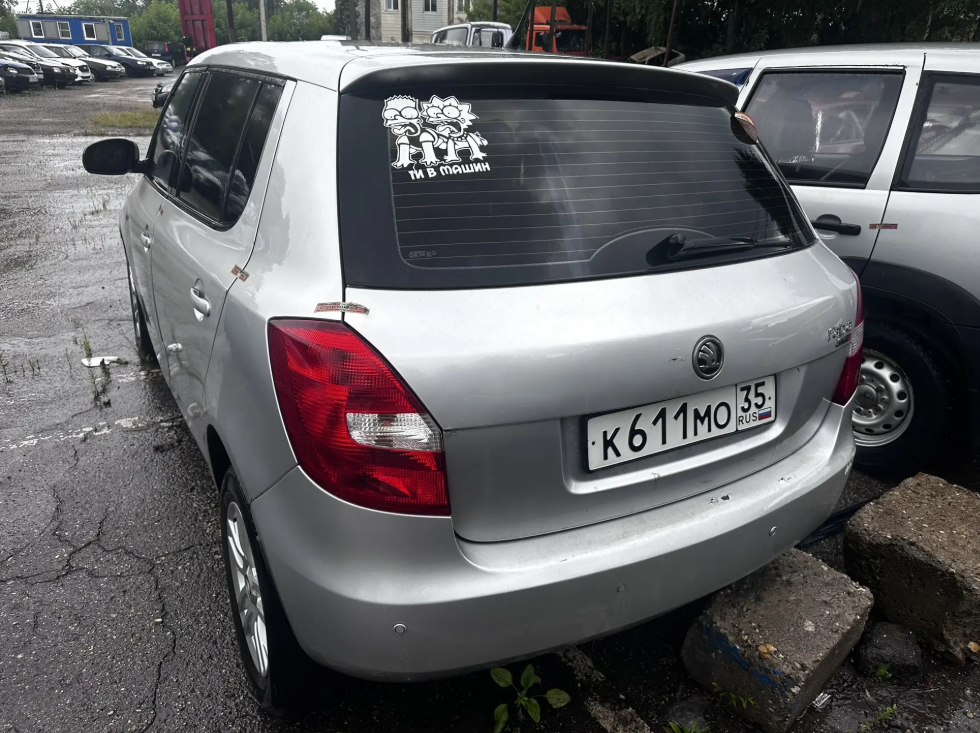 автотранспортное средство "Шкода Фабия", VIN:TMBBH45J683085818, грз:К611МО/35