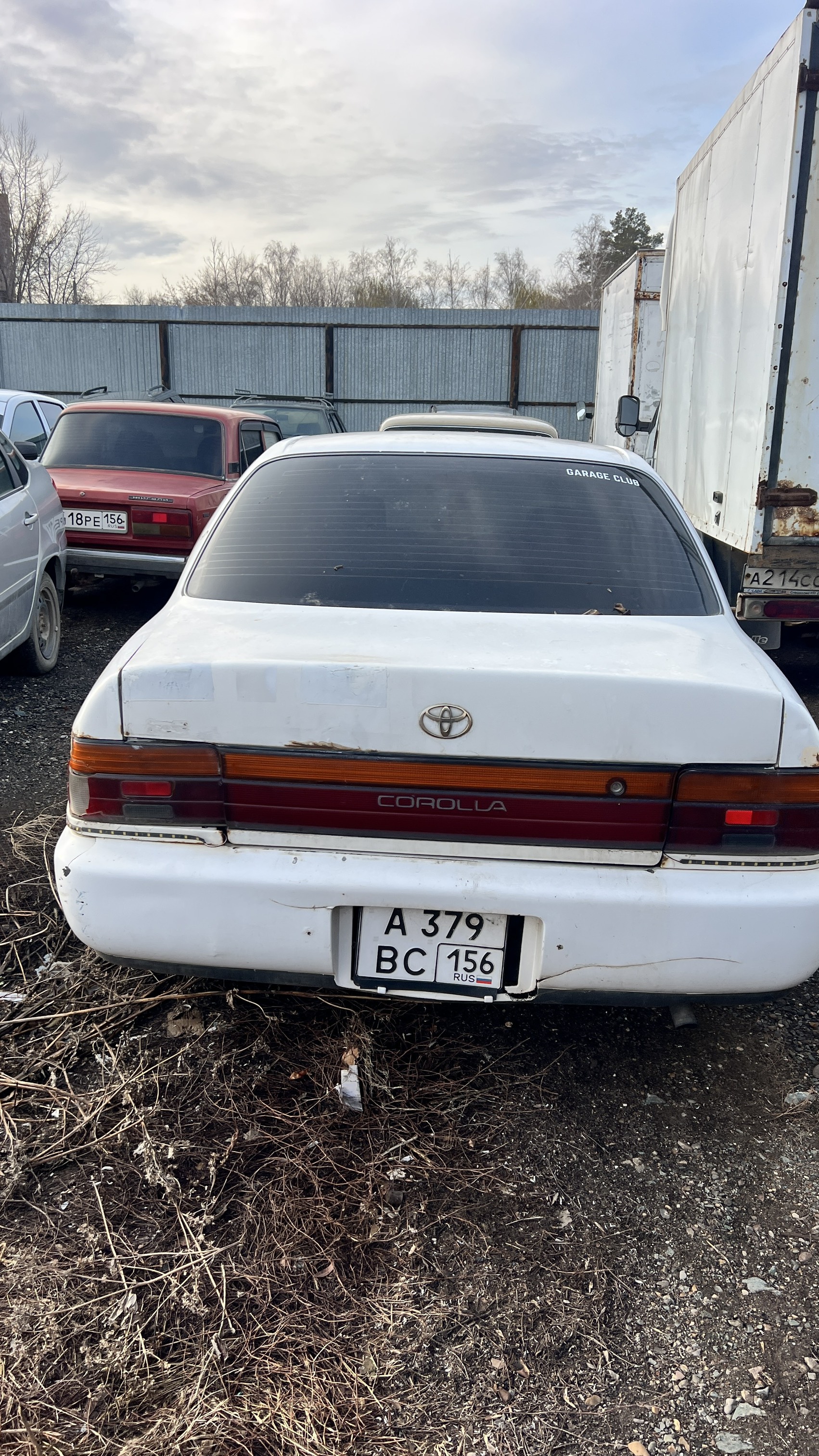 Автомобиль Тойота Королла, 1992 г/в, г/н А 379 ВС 156, цвет белый, VIN CE1003010367